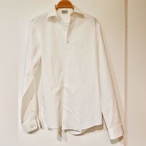 Kenneth Cole Reaction Slim Fit White Dress Shirt